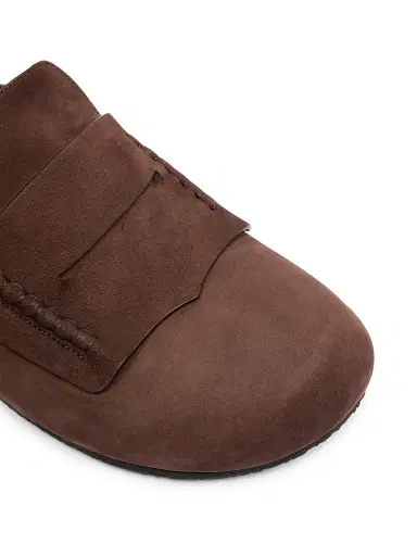 Jacquemus Men's The Mocassin Suede Mules - Dark Brown - Size 9 | Thumbnail 5 Jacquemus Men's The Mocassin Suede Mules - Dark Brown - Size 9 | Thumbnail 5