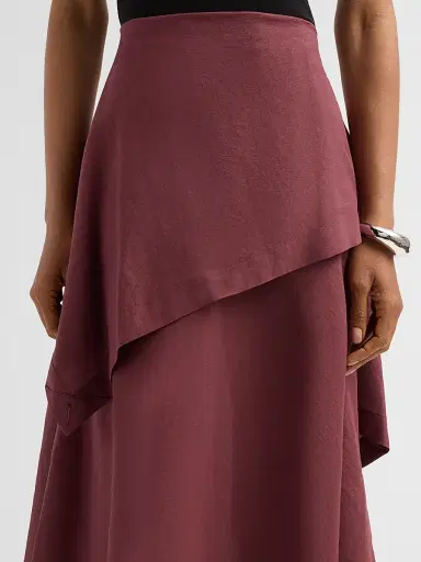 Issey Miyake Women's All Squares Layered Midi Skirt | Thumbnail 5 Issey Miyake Women's All Squares Layered Midi Skirt | Thumbnail 5