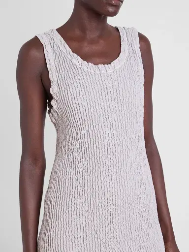 Issey Miyake Women's Wavelet Ensemble Textured Sheath Maxi Dress | Thumbnail 5 Issey Miyake Women's Wavelet Ensemble Textured Sheath Maxi Dress | Thumbnail 5