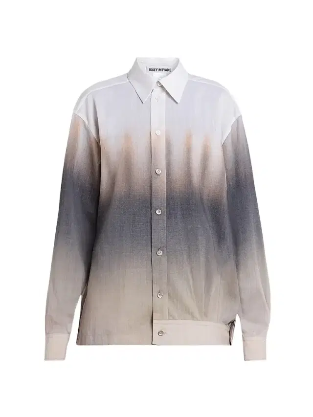 Issey Miyake Women's Plumage Ombré Button-Front Shirt - Chukar