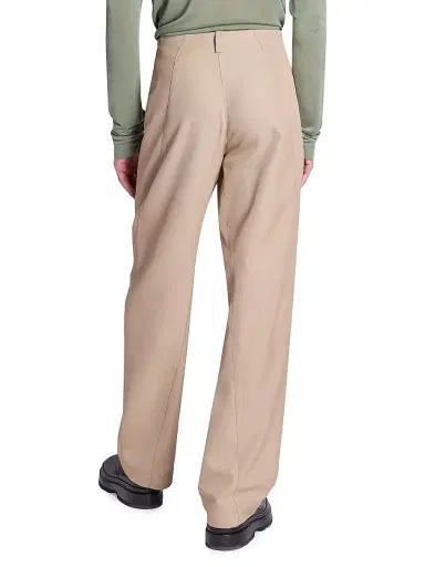 Jacquemus Men's Wool-Blend Flat-Front Pants | Thumbnail 5
