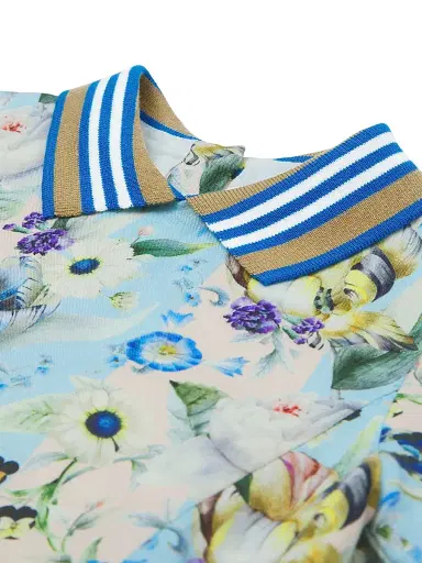 Burberry Little Girl's & Girl's Filippa Floral Print Polo Dress - Floral | Thumbnail 4