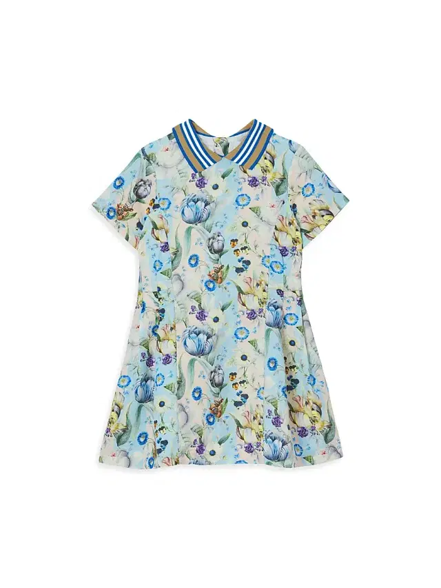 Burberry Little Girl's & Girl's Filippa Floral Print Polo Dress - Floral