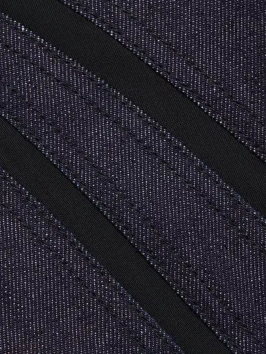 Mugler Women's Stretch Raw Denim Jeans - Raw Blue Black | Thumbnail 7 Mugler Women's Stretch Raw Denim Jeans - Raw Blue Black | Thumbnail 7