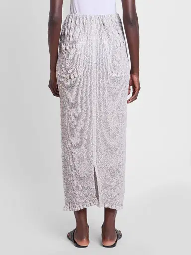 Issey Miyake Women's Wavelet Ensemble Textured Pencil Midi Skirt | Thumbnail 3 Issey Miyake Women's Wavelet Ensemble Textured Pencil Midi Skirt | Thumbnail 3