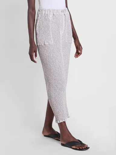 Issey Miyake Women's Wavelet Ensemble Textured Pencil Midi Skirt | Thumbnail 4 Issey Miyake Women's Wavelet Ensemble Textured Pencil Midi Skirt | Thumbnail 4