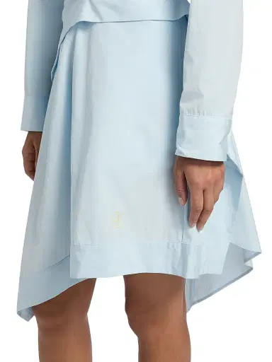 JW Anderson Women's Drape Asymmetric Skirt - Pale Blue | Thumbnail 6