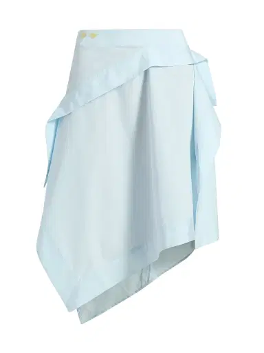 JW Anderson Women's Drape Asymmetric Skirt - Pale Blue | Thumbnail 1