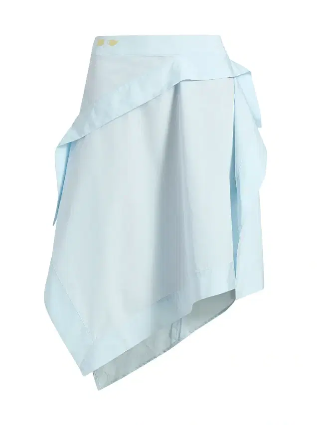 JW Anderson Women's Drape Asymmetric Skirt - Pale Blue