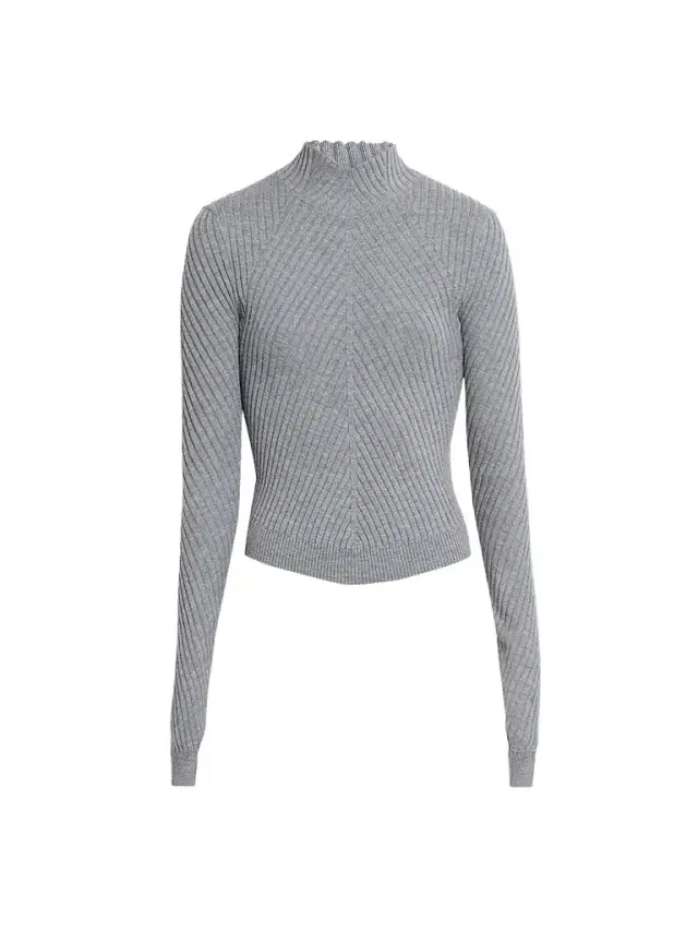 Victoria Beckham Women's Georgia Merino Wool Sweater - Grey Marl