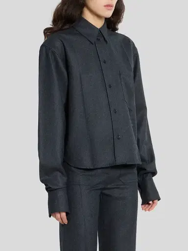 Victoria Beckham Women's Ellys Wool Shirt | Thumbnail 4 Victoria Beckham Women's Ellys Wool Shirt | Thumbnail 4