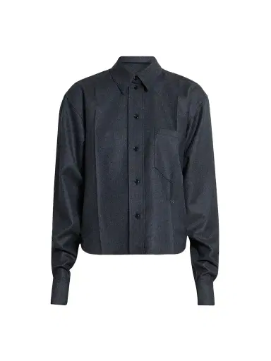 Victoria Beckham Women's Ellys Wool Shirt | Thumbnail 1 Victoria Beckham Women's Ellys Wool Shirt | Thumbnail 1