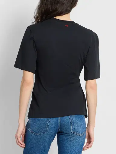 Victoria Beckham Women's Tilly Cotton Crewneck T-Shirt | Thumbnail 3 Victoria Beckham Women's Tilly Cotton Crewneck T-Shirt | Thumbnail 3