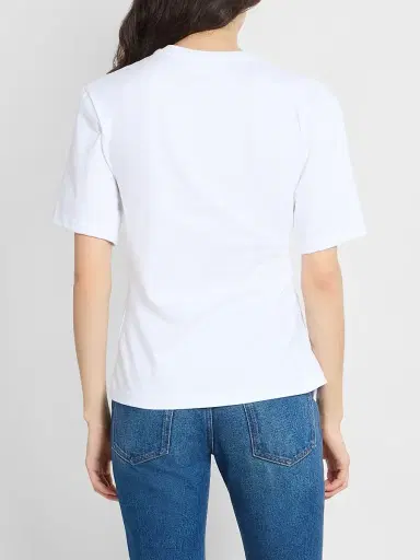 Victoria Beckham Women's Tilly Cotton Crewneck T-Shirt | Thumbnail 3 Victoria Beckham Women's Tilly Cotton Crewneck T-Shirt | Thumbnail 3