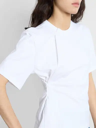 Victoria Beckham Women's Tilly Cotton Crewneck T-Shirt | Thumbnail 5 Victoria Beckham Women's Tilly Cotton Crewneck T-Shirt | Thumbnail 5
