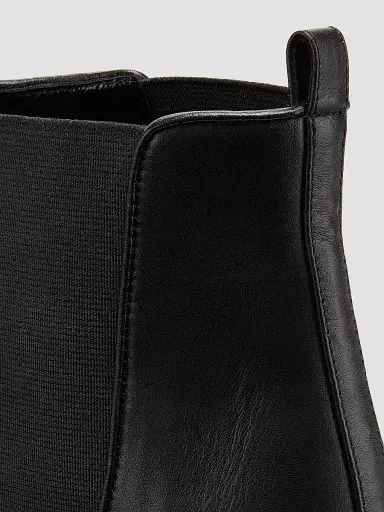 Manolo Blahnik Women's Leather Ankle Boots - Black | Thumbnail 6