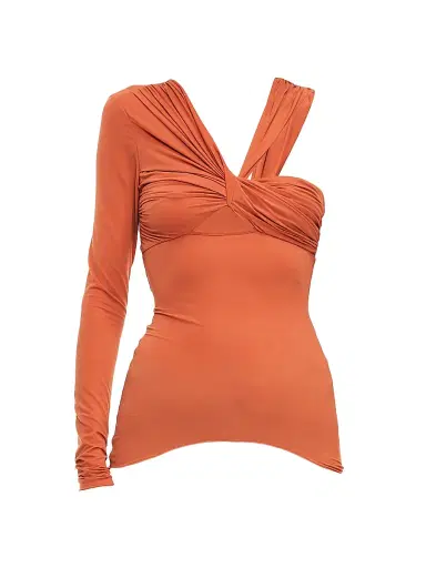 Nensi Dojaka Women's One-Shoulder Top - Autumn Glaze | Thumbnail 1 Nensi Dojaka Women's One-Shoulder Top - Autumn Glaze | Thumbnail 1