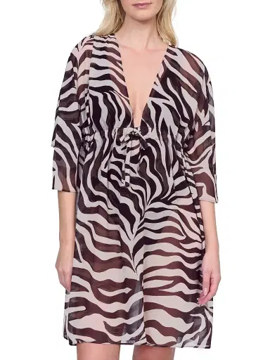 Gottex Swimwear Women's Wildest Dream Printed Cover-Up - Brown Multi - Size Small | Thumbnail 1 Gottex Swimwear Women's Wildest Dream Printed Cover-Up - Brown Multi - Size Small | Thumbnail 1