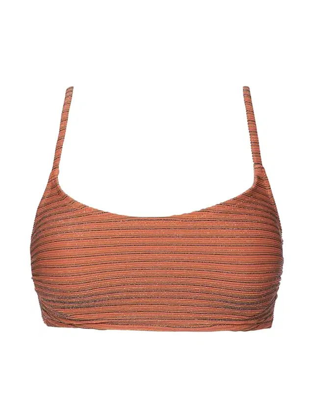 Gottex Swimwear Women's Martini Bikini Top - Orange Multi