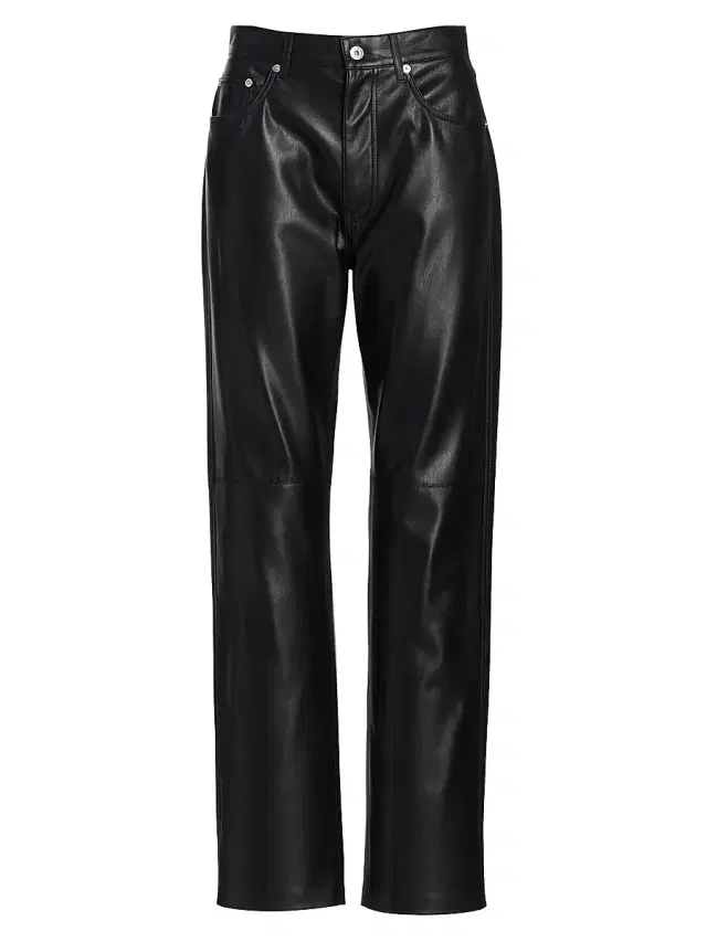 Nanushka Women's Vinni Straight-Leg Pants - Black