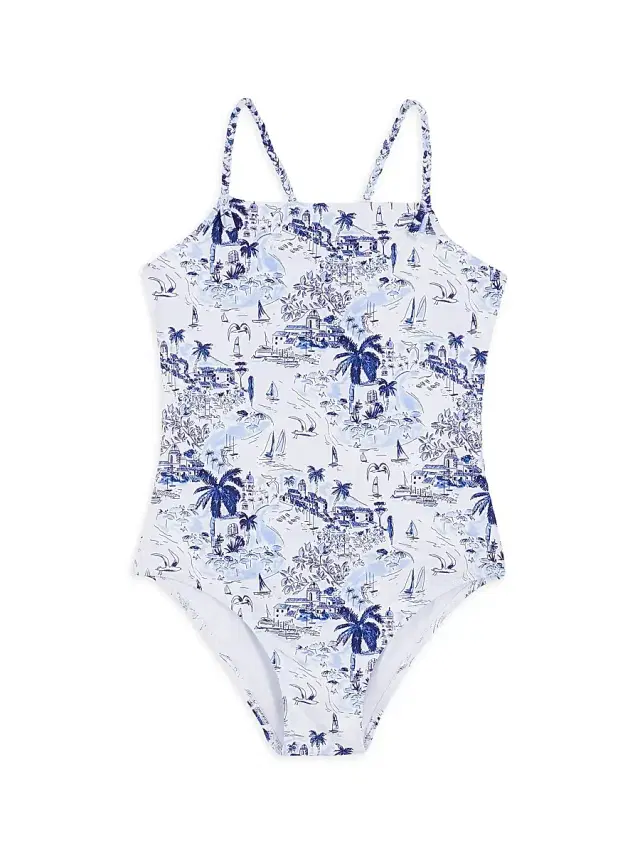 Vilebrequin Little Girl's & Girl's Riviera One-Piece Swimsuit