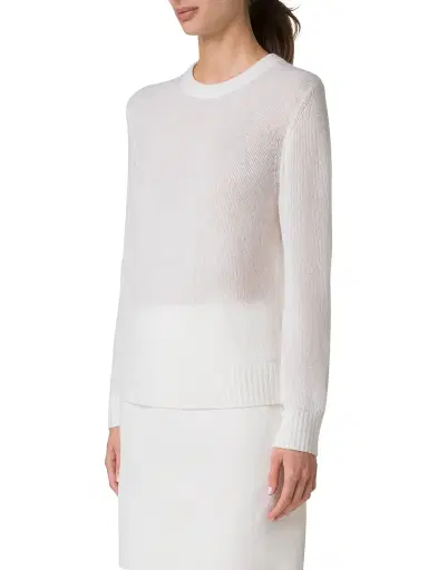 Akris Women's Knit Cashmere Oversized Sweater | Thumbnail 4