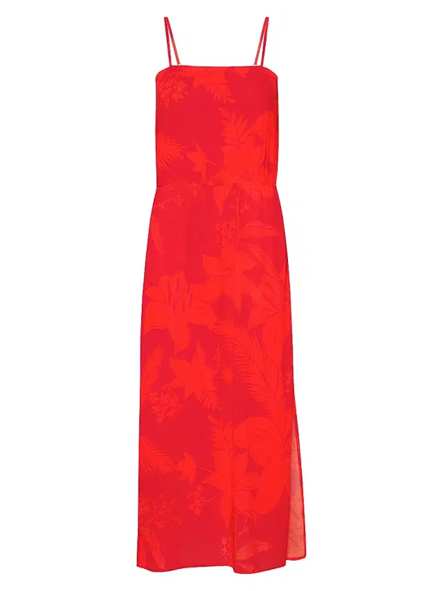 Vilebrequin Women's Flower Power Sleeveless Midi-Dress - Lipstick