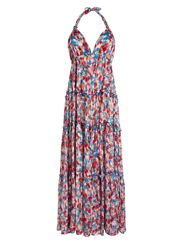 Vilebrequin Women's Floral Halter Maxi Dress - Palace