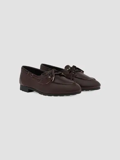 BALLY Women's Penuel Leather Derbys - Ebano - Size 5.5 | Thumbnail 2 BALLY Women's Penuel Leather Derbys - Ebano - Size 5.5 | Thumbnail 2
