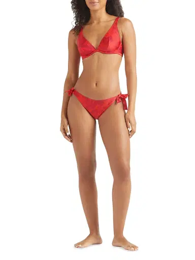 Vilebrequin Women's Flower Power Stretch-Jersey Bikini Top | Thumbnail 2 Vilebrequin Women's Flower Power Stretch-Jersey Bikini Top | Thumbnail 2