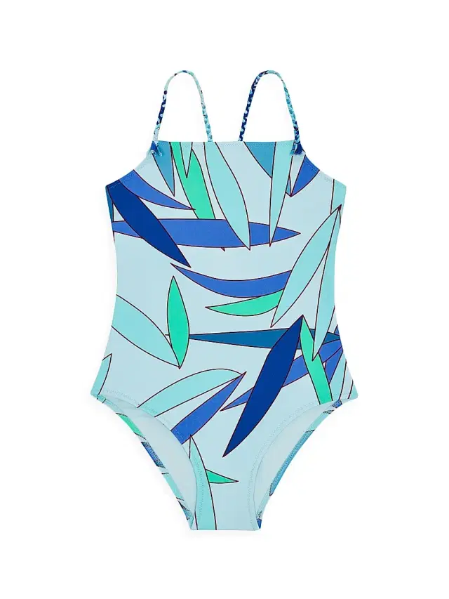 Vilebrequin Baby Girl's, Little Girl's & Girl's Madrague Swim Suit - Antigua