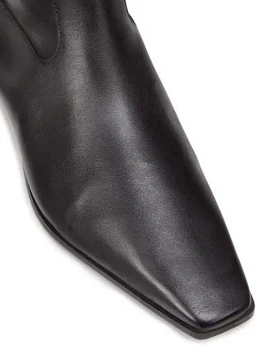 Schutz Women's Helena Over-The-Knee Leather Boots - Black | Thumbnail 4