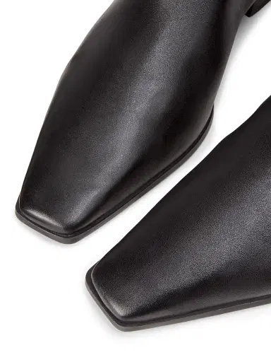 Schutz Women's Helena Over-The-Knee Leather Boots - Black | Thumbnail 6