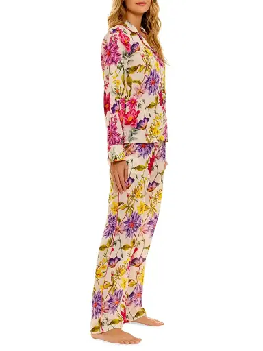 THE LAZY POET Women's Emma Wind 2-Piece Cotton Pajama Set | Thumbnail 2 THE LAZY POET Women's Emma Wind 2-Piece Cotton Pajama Set | Thumbnail 2