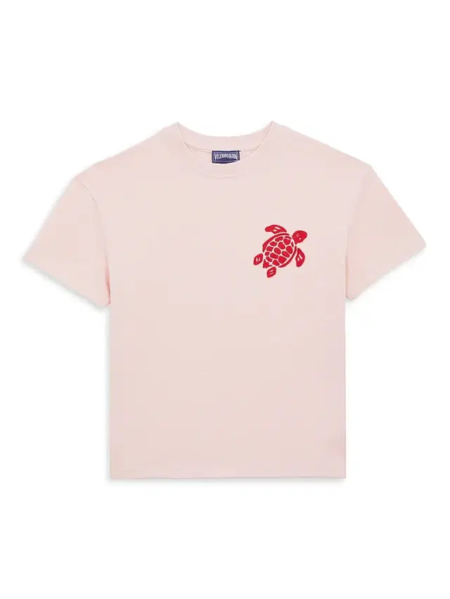 Vilebrequin Little Boy's & Boy's Turtle Chain Embroidered T-Shirt - Peony Red