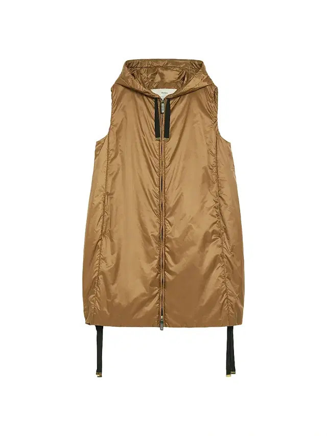 Max Mara Women's Water Repellent Canvas Gilet - Caramel