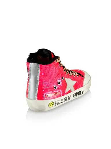 Golden Goose Girl's Baby Girl's, Little Girl's & Girl's Francy Penstar Sequin High-Top Sneakers | Thumbnail 2