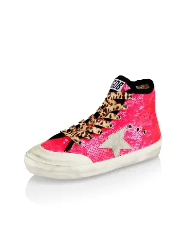 Golden Goose Girl's Baby Girl's, Little Girl's & Girl's Francy Penstar Sequin High-Top Sneakers | Thumbnail 4