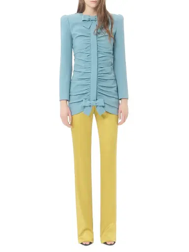 Valentino Garavani Women's Crispy Light Wool Jacket | Thumbnail 7
