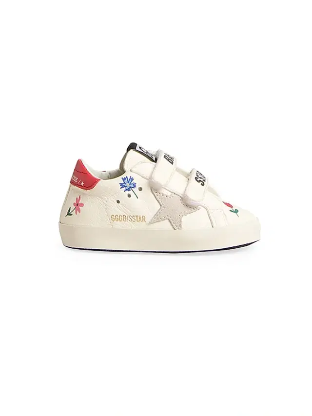 Golden Goose Baby Girl's Old School Floral Star Sneakers - White Taupe Red 2 (Baby)
