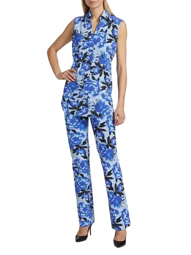 Chiara Boni La Petite Robe Women's Atena Printed Sleeveless Top | Thumbnail 2