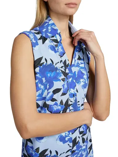 Chiara Boni La Petite Robe Women's Atena Printed Sleeveless Top | Thumbnail 6