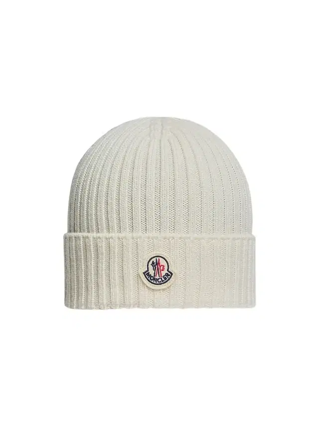 Moncler Little Girl's & Girl's Beanie Hat in Wool - White