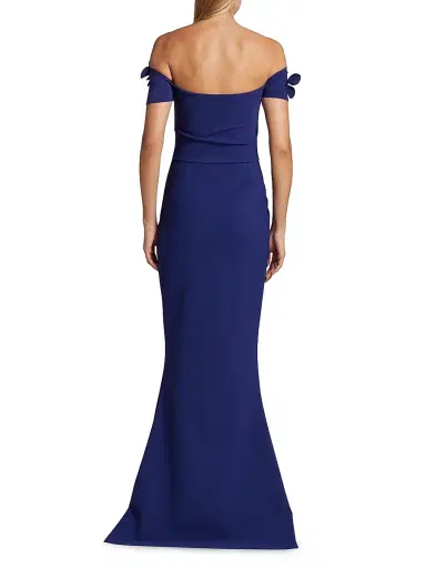 Chiara Boni La Petite Robe Women's Yiana Floral Appliqué Gown | Thumbnail 5 Chiara Boni La Petite Robe Women's Yiana Floral Appliqué Gown | Thumbnail 5