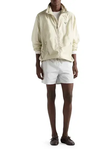 Prada Men's Re-Nylon Jacket - Beige Khaki - Size Medium | Thumbnail 5