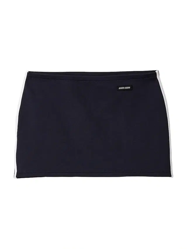 Miu Miu Women's Technical Yarn Miniskirt - Blue