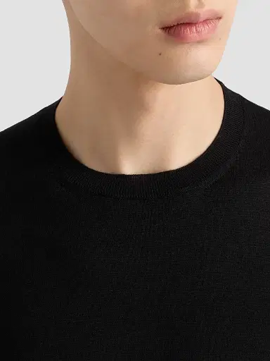 Prada Men's Cashmere and Silk Crewneck Sweater | Thumbnail 5