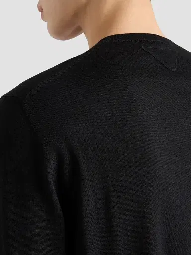 Prada Men's Cashmere and Silk Crewneck Sweater | Thumbnail 6