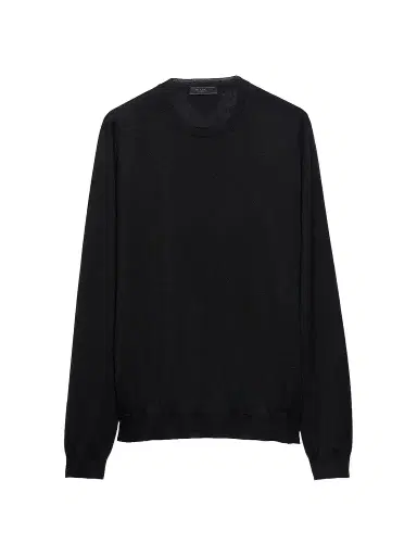 Prada Men's Cashmere and Silk Crewneck Sweater | Thumbnail 1
