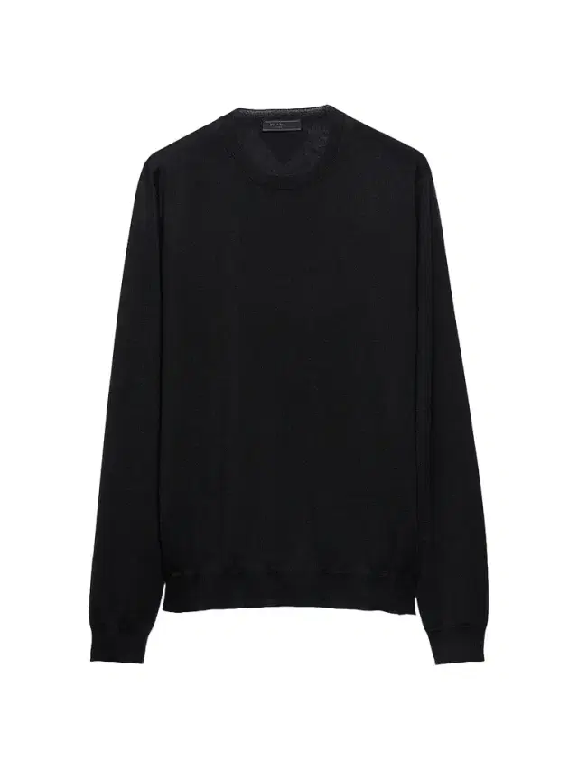 Prada Men's Cashmere and Silk Crewneck Sweater - Black